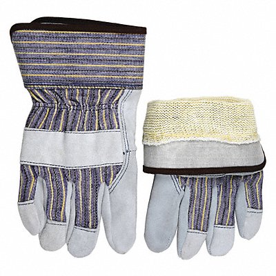 J3478 Leather Gloves Gray S PR
