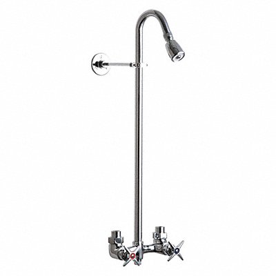 Exposed Two Handle Shower Fitting With