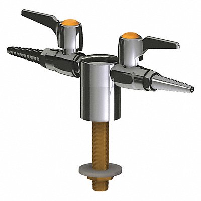 Turret With Two Ball Valves 180Deg