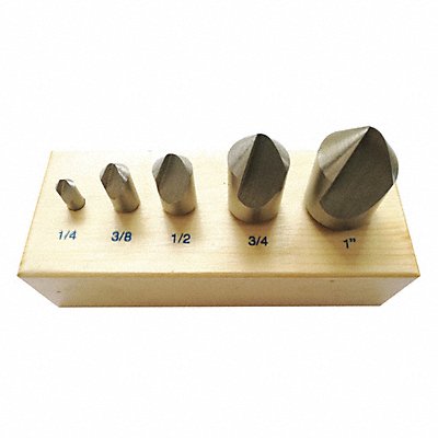 Countersink Set 5 PC 1 FL 82 Deg HSS