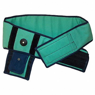 Fire-Resistant Back Support Green XL