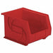 Hang and Stack Bin Red PP 7 in