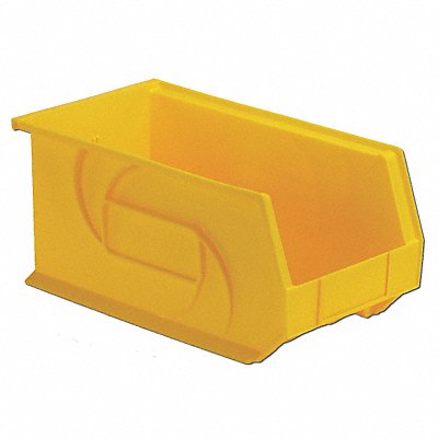 Hang and Stack Bin Yellow PP 7 in