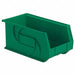 Hang and Stack Bin Green PP 7 in