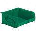 Hang and Stack Bin Green PP 7 in