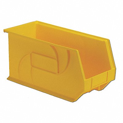 Hang and Stack Bin Yellow PP 9 in