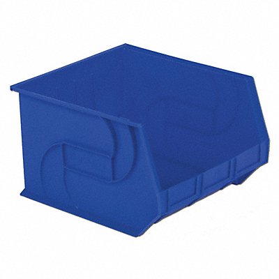 Hang and Stack Bin Blue PP 11 in