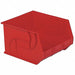 Hang and Stack Bin Red PP 11 in