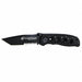 Folding Knife Serrated Tanto 3-1/4In Blk