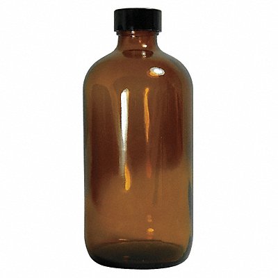 Bottle 138 mm H Amber 60 mm Dia PK108