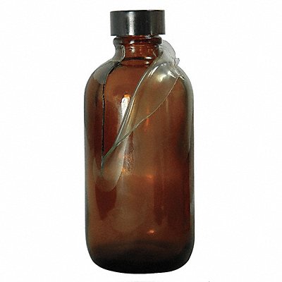 Bottle 168 mm H Amber 75 mm Dia PK12