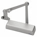 Door Closer 12-1/4 L Aluminum 180 deg.