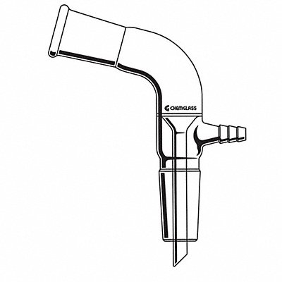 Adapter 160 mm L 24/40 24/40 Clear