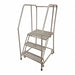 Rolling Ladder Steel 60In. H. Gray