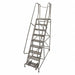 Rolling Ladder Steel 120In. H. Gray