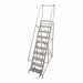 Rolling Ladder Steel 130In. H. Gray