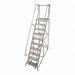 Rolling Ladder Steel 130In. H. Gray