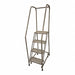 Rolling Ladder Steel 70In. H. Gray