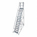 Rolling Ladder Steel 192In. H. Gray