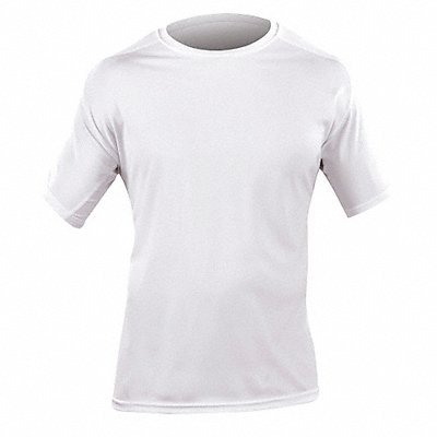 Loose Fit Crew Shirt White 100 per PET L