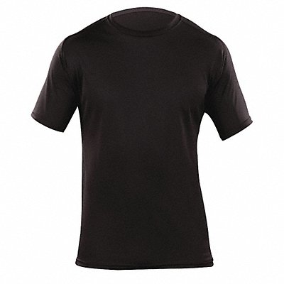 Loose Fit Crew Shirt Blk 100 per. PET M