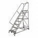 Rolling Ladder Steel 192In. H. Gray