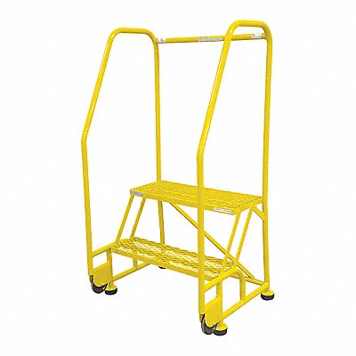 Tilt and Roll Ldr Steel 50In. H. Yellow