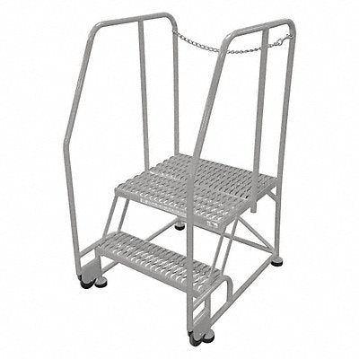 Tilt and Roll Ldr Steel 50In. H. Gray