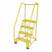 Tilt and Roll Ldr Steel 70In. H. Yellow