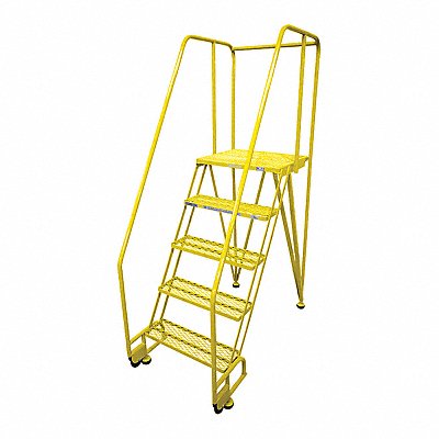 Tilt and Roll Ldr Steel 80In. H. Yellow