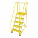 Tilt and Roll Ldr Steel 80In. H. Yellow