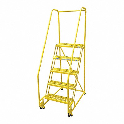 Tilt and Roll Ldr Steel 80In. H. Yellow