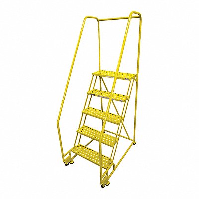 Tilt and Roll Ldr Steel 80In. H. Yellow