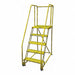 Tilt and Roll Ldr Steel 80In. H. Yellow