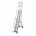 Rolling Ladder Steel 192In. H. Gray