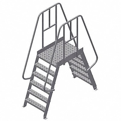 Crossover Ladder 6 Step Aluminum 90In. H