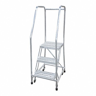 Rolling Ladder Steel 50In. H. Gray