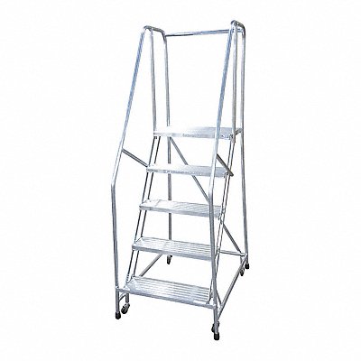 Rolling Ladder Steel 80In. H. Gray