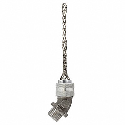 Connector Alum L - Strain Relief 4.38in