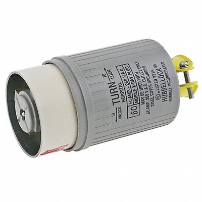 Plug 250V 60A 2P 3W 1PH