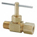 Needle Valve 1/4 in Compressn-Male Pipe