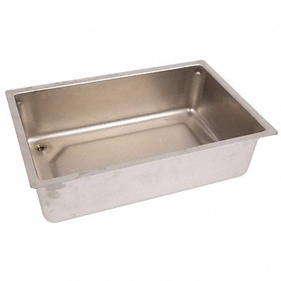 Well Pan 500 Sq. Corner with Drain