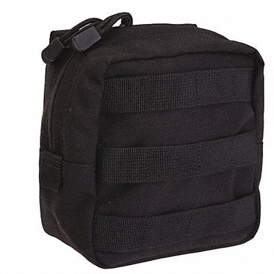 Pouch Black Nylon 6 x 6 In