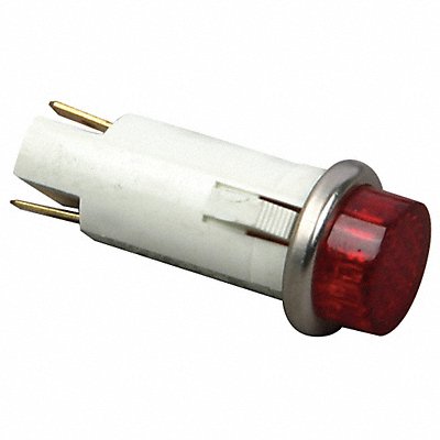 Light Indicator 125V Red Round