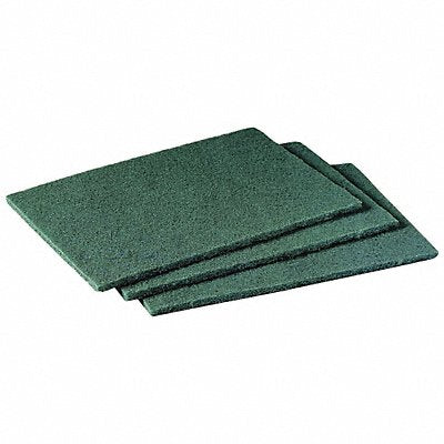 Scouring Pad 9 in L Green PK10