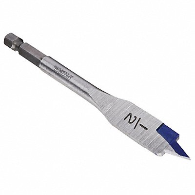 Spade Blade Drill 1/2in Carbon Steel