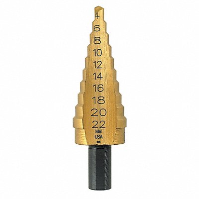 Step Cone Drill 4mm to 22mm HSS