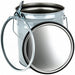 Pail Steel Gray Open Head