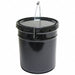 Pail Steel Black Open Head