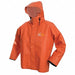 G5389 Rain Jacket w/Hood 0.75mm PVC Orange S